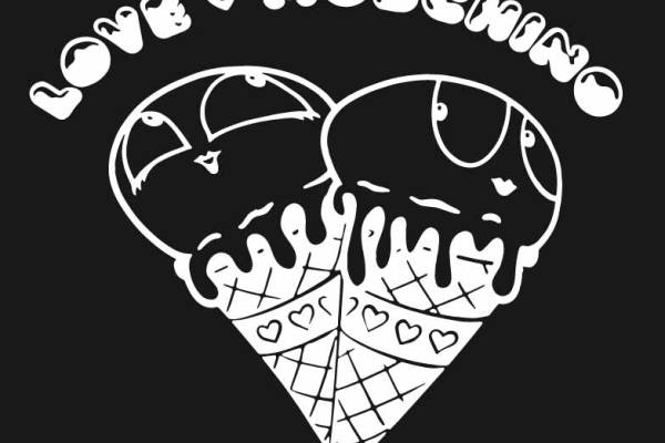 卡通雪糕字母MOSCHINO印花矢量图服装裁片T恤烫图印花花型素材