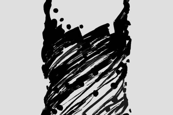 几何涂鸦连衣裙图案印花矢量图服装裁片T恤烫图印花花型素材