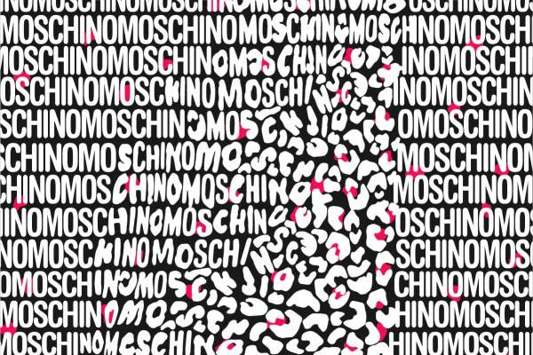 几何字母MOSCHINO图案拼接印花矢量图服装纺织数码印花花型素材