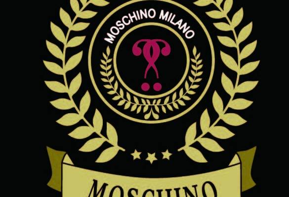 几何花纹字母MOSCHINO皇冠印花矢量图服装裁片T恤烫图印花花型素材