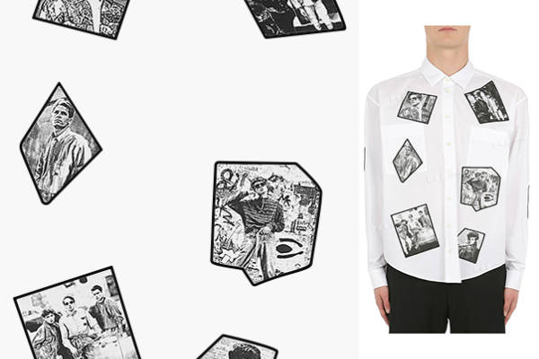 图案照片人物印花矢量图服装裁片T恤烫图印花花型素材