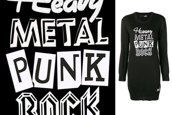 字母图案潮牌印花矢量图服装裁片T恤烫图印花花型素材