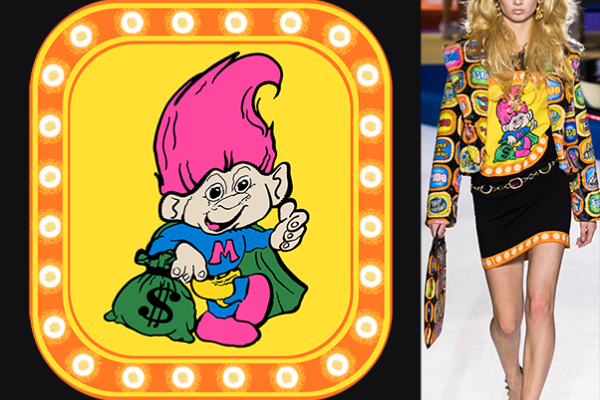 卡通图案人物印花矢量图服装裁片T恤烫图印花花型素材