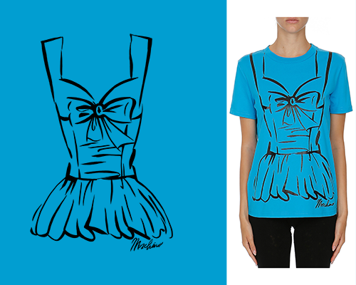 几何图案连衣裙印花矢量图服装裁片T恤烫图印花花型素材