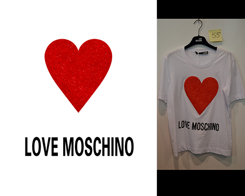 MOSCHINO字母爱心图案潮牌印花矢量图服装裁片T恤烫图印花花型素材