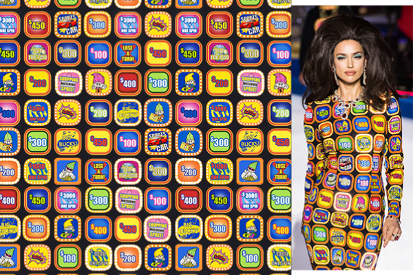 几何图案字母拼接印花矢量图服装纺织数码印花花型素材