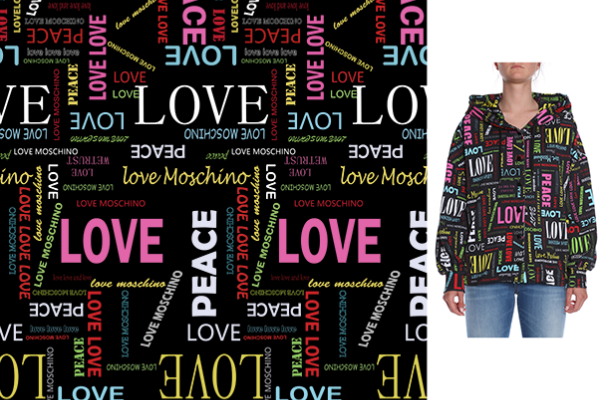 字母涂鸦潮牌印花矢量图服装纺织数码印花花型素材