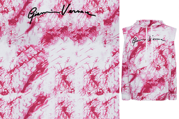 几何图案扎染字母印花矢量图服装纺织数码印花花型素材