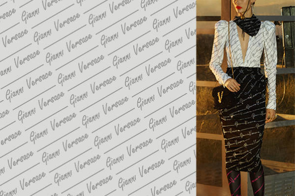 字母VERSACE范思哲潮牌印花矢量图服装纺织数码印花花型素材