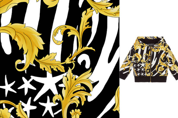 几何图案花纹潮牌印花矢量图服装裁片T恤烫图印花花型素材