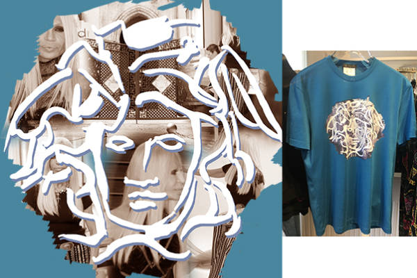 潮牌范思哲图案印花矢量图服装裁片T恤烫图印花花型素材