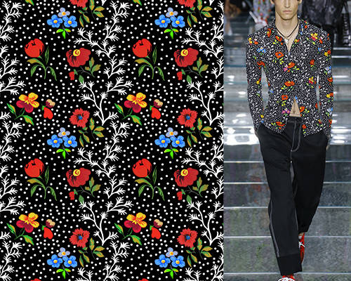 植物花纹印花图案服装纺织数码印花花型素材