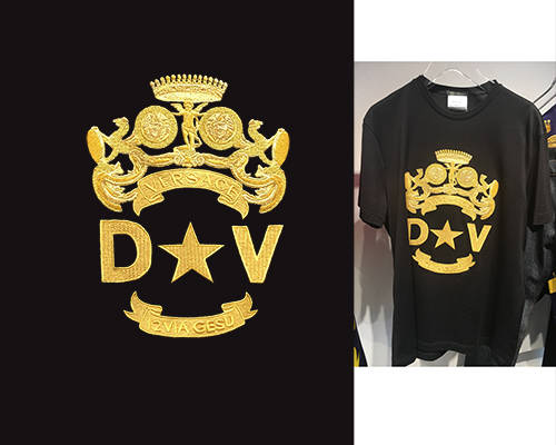 潮牌几何图案印花图案服装裁片T恤烫图印花花型素材