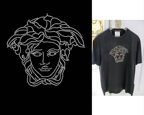 几何花纹潮牌范思哲印花花型服装裁片T恤烫图印花花型素材