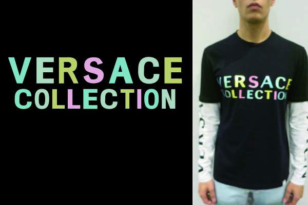 潮牌字母VERSACE范思哲印花图案服装裁片T恤烫图印花花型素材