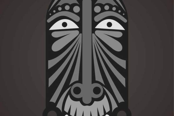 几何图案印花矢量图服装裁片T恤烫图印花花型素材