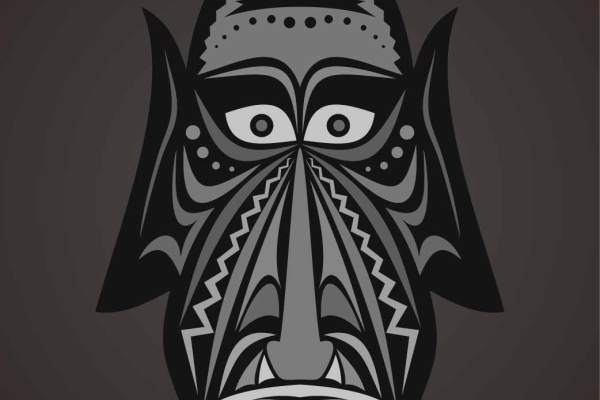 几何图案印花矢量图服装裁片T恤烫图印花花型素材