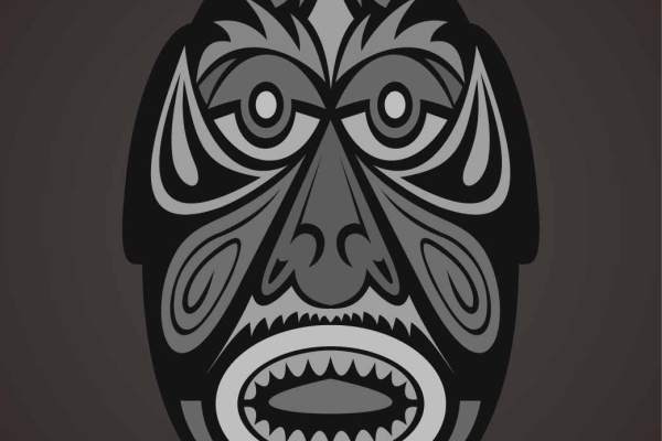 几何图案印花矢量图服装裁片T恤烫图印花花型素材