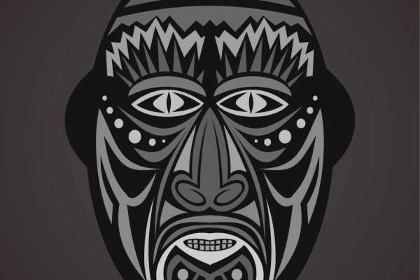 几何图案印花矢量图服装裁片T恤烫图印花花型素材