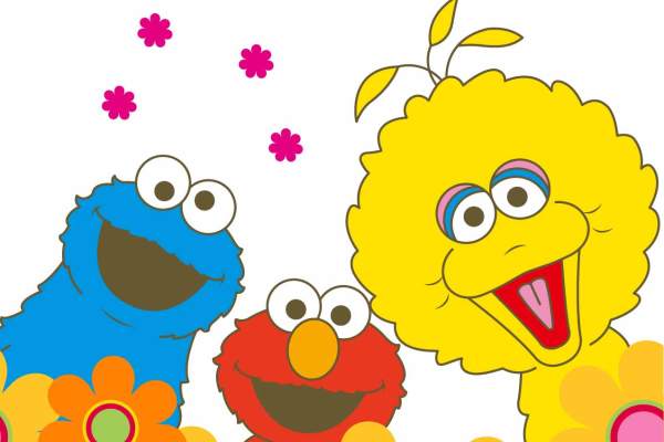 卡通动漫人物字母图案潮牌印花矢量图服装裁片T恤烫图印花花型素材