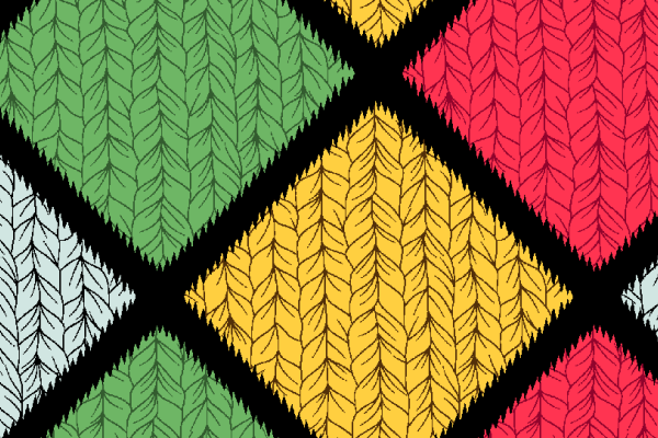 几何花纹叶子金昌分色稿服装纺织水印数码印花花型素材