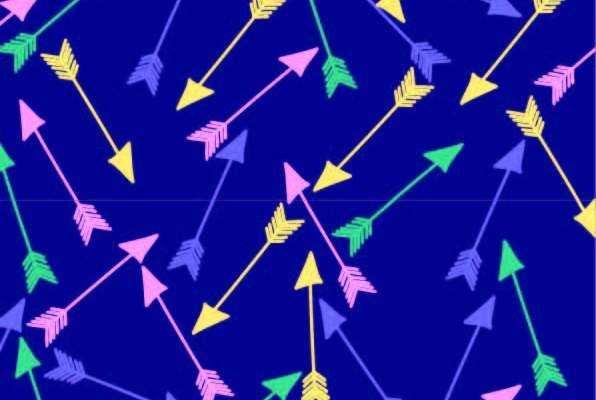 几何图案箭头印花矢量图服装纺织数码印花花型素材