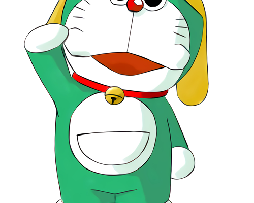 哆啦A梦军曹印花图案服装裁片T恤烫图印花花型素材