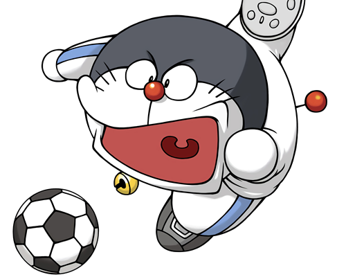 哆啦A梦足球小将印花图案服装裁片T恤烫图印花花型素材