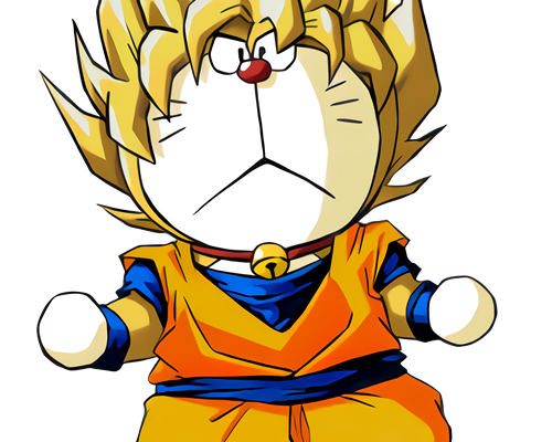 哆啦A梦龙珠印花图案服装裁片T恤烫图印花花型素材