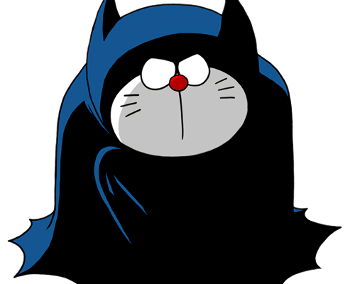 哆啦A梦蝙蝠侠印花图案服装裁片T恤烫图印花花型素材