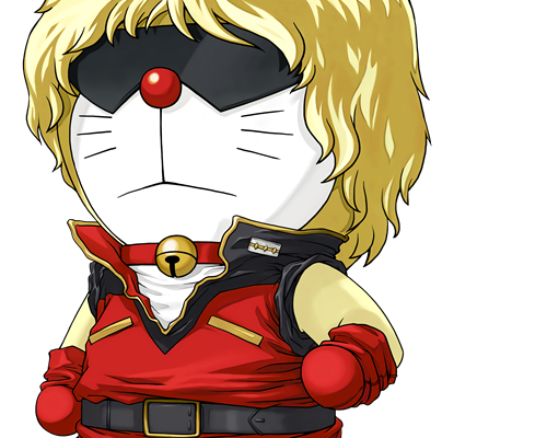 哆啦A梦印花图案服装裁片T恤烫图印花花型素材