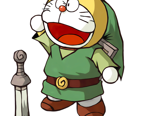 哆啦A梦印花图案服装裁片T恤烫图印花花型素材