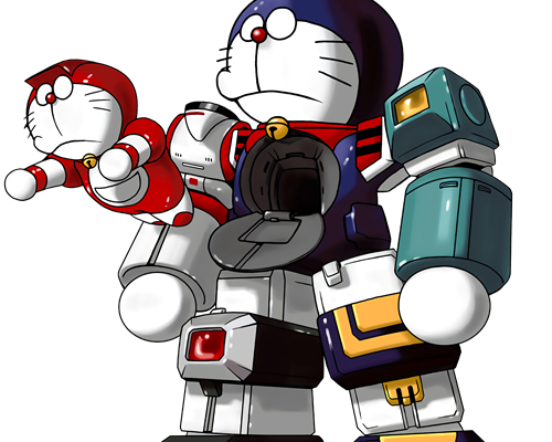 哆啦A梦机器猫印花图案服装裁片T恤烫图印花花型素材