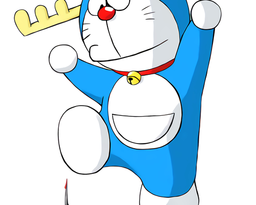 哆啦A梦印花图案服装裁片T恤烫图印花花型素材