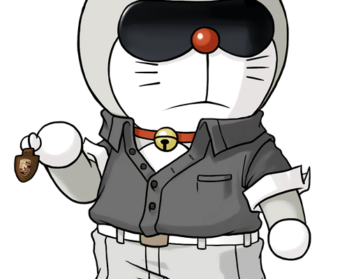 哆啦A梦印花图案服装裁片T恤烫图印花花型素材