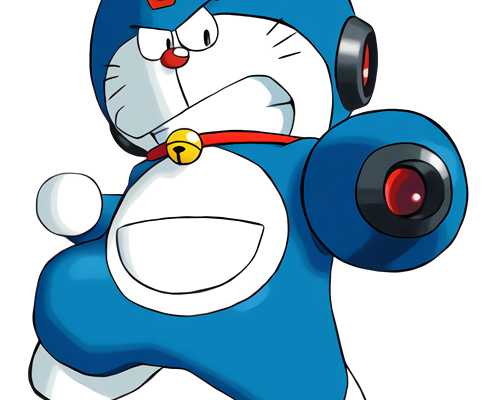 哆啦A梦印花图案服装裁片T恤烫图印花花型素材