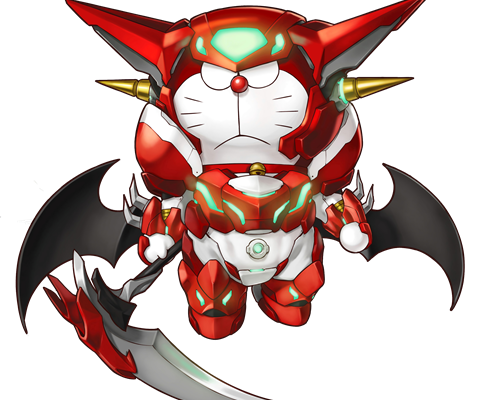 哆啦A梦印花图案服装裁片T恤烫图印花花型素材