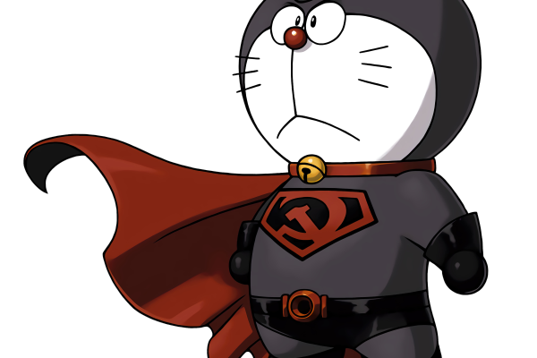 哆啦A梦超人印花图案服装裁片T恤烫图印花花型素材