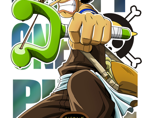 卡通海贼王乌索普印花图案服装裁片T恤印花花型素材