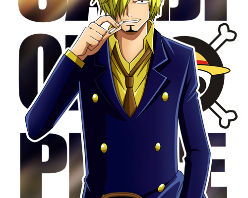 卡通海贼王印花图案服装裁片T恤印花花型素材