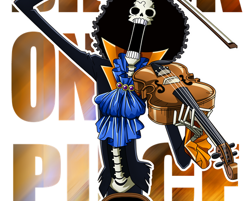 卡通海贼王印花图案服装裁片T恤印花花型素材