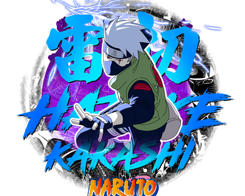 卡通动漫火影忍者印花图案服装裁片T恤印花花型素材