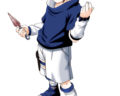 卡通动漫火影忍者印花图案服装裁片T恤印花花型素材