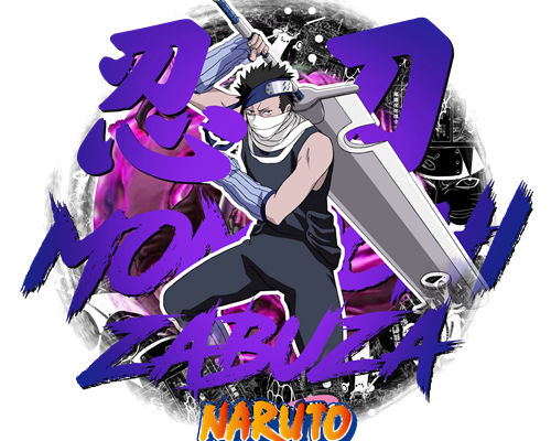 卡通动漫火影忍者印花图案服装裁片T恤印花花型素材