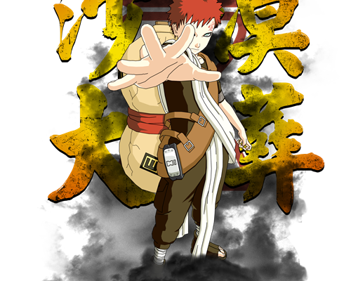 卡通动漫火影忍者印花图案服装裁片T恤印花花型素材