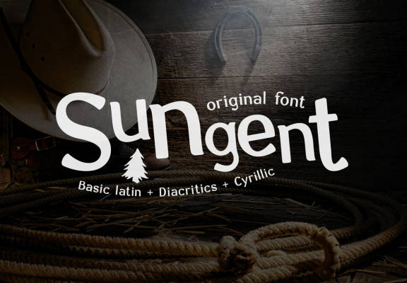 Sungent英文字体