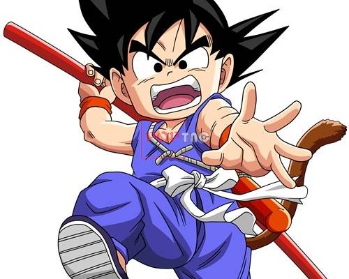 卡通动漫七龙珠悟空印花图案服装裁片T恤印花花型素材