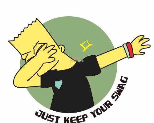 卡通动漫人物字母印花图案服装裁片T恤印花花型素材