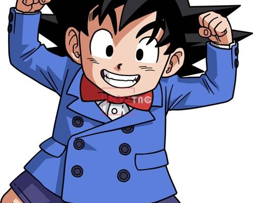 卡通动漫七龙珠悟空印花图案服装裁片T恤印花花型素材