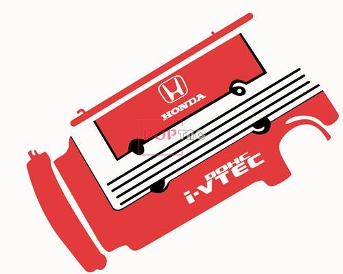 字母图案HONDA潮牌印花矢量图服装裁片T恤烫图印花花型素材